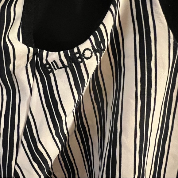 Billabong Black and White Striped One Piece Swimsuit - Picture 8 of 12